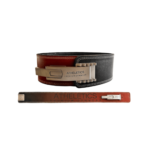 Atheletics Lever Belt with Chain Buckle Pro - 10mm - Red Flame Fade