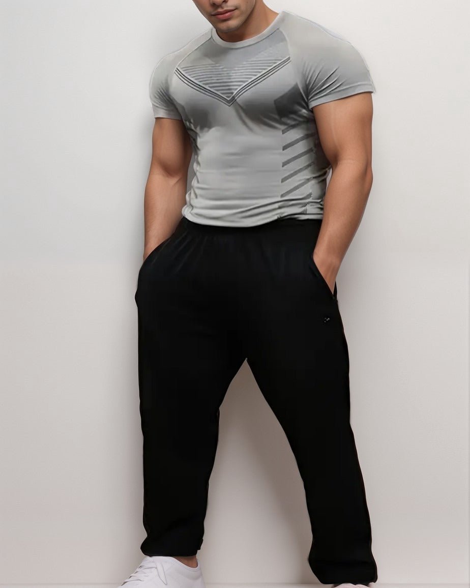 grey compression t-shirt fitness gymwear men fashion gymshark